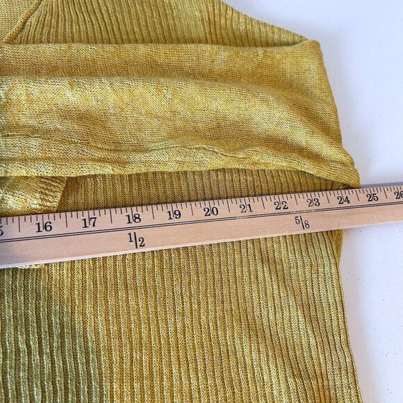 Eileen Fisher Women's 100% Italian Linen Delave Oversized Boxy Knitted Top S - Picture 6 of 9